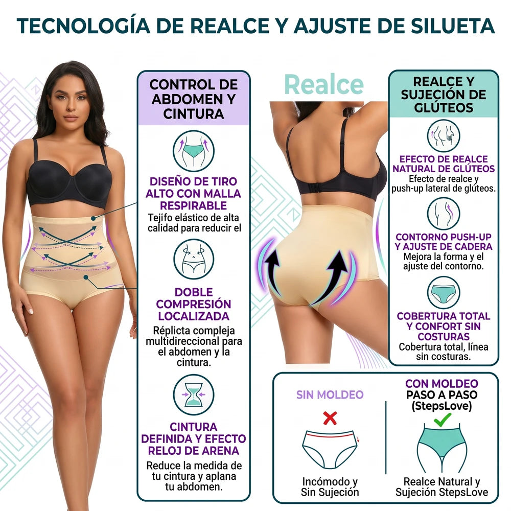 StepsLove HugCore™ – Braga de Soporte y Confort Postparto con Diseño Sin Costuras