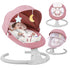 Baby Swing for Infants - Motorized Swing with Music Speaker and Remote Control - 10 Lullabies - Black