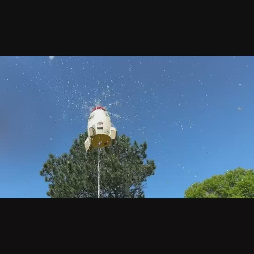 Juguete lanzacohetes Rainmaker