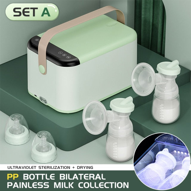 Máquina extractora de leche automática con esterilizador UV
