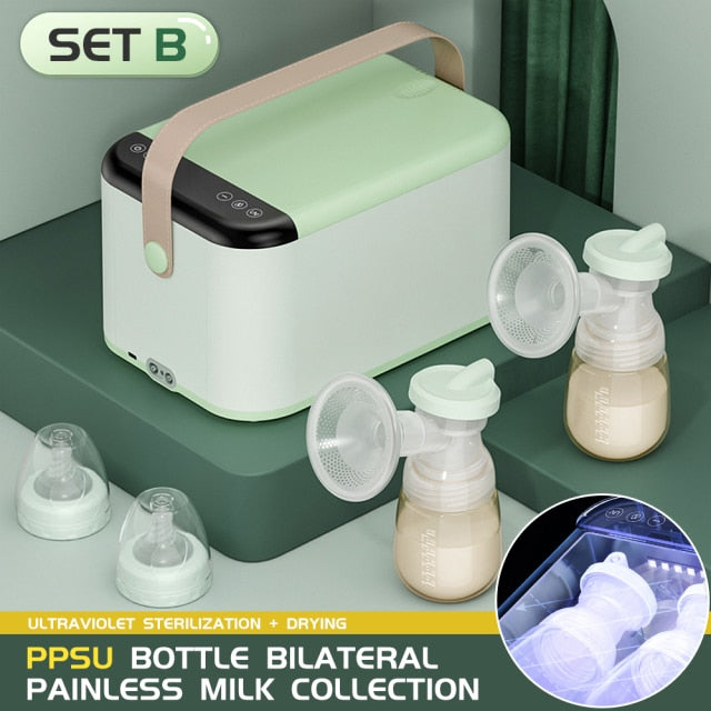 Máquina extractora de leche automática con esterilizador UV